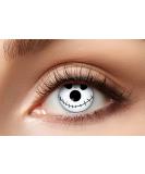 Eyecatcher 84080441-939 Colored Contact Lenses - 12 Months White & Black - Perfect for Carnival Mardi Gras & Halloween - Buy Online on GoSupps.com