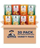 Quaker Rice Crisps Gluten Free 3 Flavor Single Serve 0.67 Savory Variety Pack 20.1 Oz Pack of 30 Crisps Savory Variety Pack - Buy Online on GoSupps.com