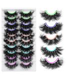 Focipeysa Mink Lashes: 10 Pack D Curl Dramatic False Eyelashes - 5 Styles, 18mm-22mm - Buy Online on GoSupps.com