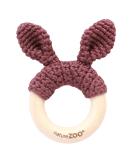Nature Zoo Bei ring (Dark Brown) - Eco-Friendly Teething Ring for Babies | Safe & Natural Baby Products - Buy Online on GoSupps.com