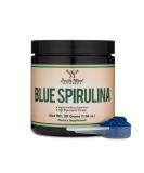 Blue Spirulina Powder - 35% Phycocyanin Superfood from Blue-Green Algae | Smoothie Mix | Natural Food Coloring | 1 Month Supply - Buy Online on GoSupps.com