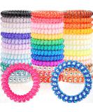 Spiral Hair Ties JOYOYO Hair Ties 40 Pack No Crease Coil Hair Ties Waterproof Hair Accessories for Women Girls Phone Cord Ponytail Holders Hair Coils Elastic Hair Ties for Kids Thick Thin Hair 40 Candy Colors Spiral Hair... - Buy Online on GoSupps.com