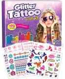 PURPLE LADYBUG 175 Designs Glitter Tattoo Kit for Kids - Cool Tattoos for Kids  Girl Gifts age 8-10 Years Old  Tween Girls Gifts Idea - No Mess Face & Body Glitter Tattoos Temporary for Girls - Buy Online on GoSupps.com