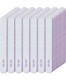 200 Pcs 100/180 Grit Double Sided Nail Files - Professional Manicure Tools for Acrylic & Natural Nails - Home & Salon Supplies (Oval) - Buy Online on GoSupps.com