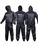 DEFY Heavy Duty Sweat Sauna Suit with Hood X-Large - Anti-Rip for Fitness Workout - Buy Online on GoSupps.com