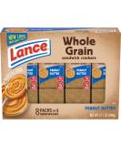 Lance Sandwich Crackers, Whole Grain Peanut Butter, 8 Ct Box - Buy Online on GoSupps.com