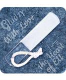 Real Czech Glass Foot File - Double-Sided Grit for Gentle Corneal Removal & Professional Pedicure Care | EU Quality Foot Spa Tool - Buy Online on GoSupps.com