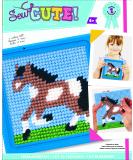 Colorbok Horse Learn to Stitch Needlepoint Kit - 6x6 Blue Frame - 1 Pack - Buy Online on GoSupps.com