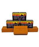 DST African Style Black Rock Egyptian Musk Bar Soap 3-Pack for Darker Skin Tones - 4.5oz Each with Sea Salt, Olive Oil, Coconut Oil, Shea Butter - Buy Online on GoSupps.com