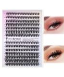 Pawotence 280pcs D Curl Cluster Eyelashes 9-16mm Mix for Self Application - 30D & 40D Lash Extensions - Buy Online on GoSupps.com