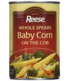Reese Baby Corn - 15 oz Tin (Pack of 12) | Premium Quality Canned Vegetables - Buy Online on GoSupps.com