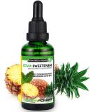 Alphapower Food | Sugar-Free Pineapple Flavor Drops | 100% Natural Liquid Aroma & Sweetener | 50ml for Water Muesli Desserts & Smoothies - Buy Online on GoSupps.com