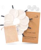 Fabcare Slimming Pads - Dermatest Approved Washable Bamboo Fiber Makeup Remover Pads | Eco-Friendly Zero Waste & Reusable (Set of 8) - Buy Online on GoSupps.com