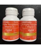 60 Capsules Myra E 400 IU Vitamin E d-Alpha Tocopherol - Top Quality Antioxidant Supplement - Buy Online on GoSupps.com