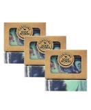 Carolina Soap Works Goat Milk Soap Bar Eucalyptus Spearmint (3 Pack) - Organic, Handmade, All-Natural Soap for Psoriasis, Eczema, Sensitive Skin - Made in USA - Buy Online on GoSupps.com