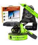 Zen Maestro 65ft Slackline Kit with Protectors & Optional Training Line - Outdoor Backyard Fun for All with Carry Bag and Instruction Booklet - Buy Online on GoSupps.com