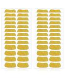 80 Pairs Glitter Softball Eye Stickers Baseball Cheek Paint Football Eye Stickers Sports Eye Sticker Adhesive Strip School Items for Baseball Softball Football Lacrosse Sports Match Gold - Buy Online on GoSupps.com