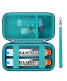 Hard Carrying Case for 2 EpiPens & Auvi-Q | Medical Travel Case for Asthma Inhalers & Eye Drops - Green+Green - Buy Online on GoSupps.com