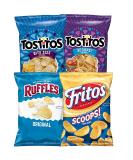 Frito-Lay Good for Variety Pack: Tostitos Scoops  Ruffles & Fritos - 4 Count Big Bag - Buy Online on GoSupps.com