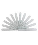 PrettyClaw 50pc Mini Manicure Nail File - 80/100 Grit Double Sided Zebra Emery Board 5 inches - Buy Online on GoSupps.com