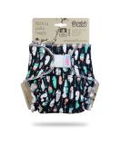Petit Lulu Bamboo Fitted One Size Diaper | Feathers & Arrows Design | Hook & Loop | Reusable & Washable - Made in Europe - Buy Online on GoSupps.com