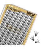 Individual Eyelash Extensions 320pcs - 30D 0.07C Curl Mix 12-18mm - DIY Cluster Lashes - Reusable Artificial Eyelashes for Stunning Eye Makeup - Buy Online on GoSupps.com