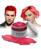 Red Hair Tint Temporary Color - 4.23 oz Instant Cream Mud for Men & Women | Hair Wax Pomade for Party Cosplay & Halloween - Buy Online on GoSupps.com