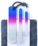 Genuine Czech Glass Nail File Set - Double Sided Etched Grit Surface, Callus Remover Foot Rasp, Manicure & Pedicure Tool Kit with Cotton Towel - Premium EU Quality by Gladzy Travel Set - Buy Online on GoSupps.com