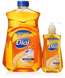 Dial Gold Antibacterial Liquid Soap with Moisturizer  7.5 Oz Pump Bottle + 52 Oz Refill - Buy Online on GoSupps.com