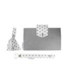 Filia & Filius Baby Diaper Bag Set with Pacifier Bag & Strap - Gray Stars | Stylish & Functional Diaper Bags for On-the-Go Parents - Buy Online on GoSupps.com