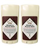 Nubian Heritage Honey and Black Seed Deodorant 2.25 oz (Pack of 2) - Wild Honey, Apricot Oil, Babassu, Carrot, Macadamia Nut Oils - Buy Online on GoSupps.com