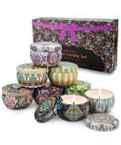 Fragrance Candles Gift Set for Women | 8x60g Nature Soy Wax Candles | Relaxing Perfume for Mom | Perfect for Mother's Day Christmas & Birthdays | 120h Burn Time - Buy Online on GoSupps.com