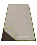 Gradient Fitness Non Slip Hot Yoga Towel - Manduka & Washable Microfiber Grey Mat Cover - Buy Online on GoSupps.com