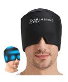 Form Fitting Gel Ice Headache Relief Hat - Cold Therapy Cap for Migraine Relief - Buy Online on GoSupps.com