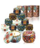 12 Retro Fragrance Candles Gift Set for Women - Aromatherapy Set with 360 Hours Burn Time | Perfect for Christmas Birthdays & Valentine's Day - Buy Online on GoSupps.com