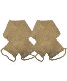 2 PACK Large Natural Exfoliating Hemp Back Scrubber for Shower - Men and Women - Deep Clean & Invigorate Your Skin - Machine Washable - Double Sided - Buy Online on GoSupps.com