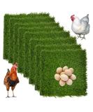 Hamiledyi Chicken Nesting Box Pads - Artificial Grass Rug for Coop - 12x12, 8PCS - Buy Online on GoSupps.com