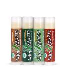 Lizard Lips USDA Certified Organic - 4 Flavor Variety Pack | Natural Lip Balm Sampler - Buy Online on GoSupps.com