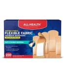 All Health Fabric Adhesive Bandages - 200 Count Assorted Sizes Variety - Buy Online on GoSupps.com