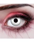 Aricona White UV Contact Lenses | Colored Lenses for Halloween Cosplay & Carnival - 2 Pack - Buy Online on GoSupps.com