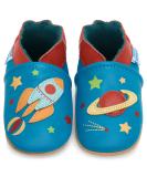 Soft Sole Leather Baby Shoes for 12-18 Months - Spaceship Design for Boys and Girls - Buy Online on GoSupps.com