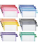 JARLINK 20 Pack Zipper Mesh Pouch - Multipurpose Travel Bags in 10 Colors for Office Supplies, Cosmetics, and Accessories - Buy Online on GoSupps.com