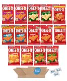 Cheez-It Variety Snack Peak Gift Box - 14 3 oz Bags - Original, Hot & Spicy, Extra Toasty, Cheezy, White Cheddar, Cheddar Jack, Pepper Jack - Buy Online on GoSupps.com