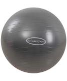 BalanceFrom Anti-Burst and Slip Resistant Exercise Ball Yoga Ball Fitness Ball Birthing Ball with Quick Pump  2 000-Pound Capacity Gray 58-65cm  L - Buy Online on GoSupps.com