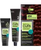 All About Curls 4RM Berry-Go-Round Permanent Hair Color for Curly Hair - Light Brown with Violet-Red Undertone 100% Grey Coverage Nourishes & Protects Curls - Buy Online on GoSupps.com
