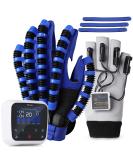 Rehabilitation Robot Gloves - Hand Stroke Recovery Equipment with 5 Modes & Custom Time Settings - Chargeable Hand Splint for Hemiplegia Finger Trainer - Left Hand-Medium Blue - Buy Online on GoSupps.com