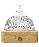 200ml Glass Essential Oil Diffuser with Wood Base | Ultrasonic Air Diffuser for Large Room | Timer & 7 Color Light | Waterless Auto Off | Plastic-Free Aroma Vaporizer - Buy Online on GoSupps.com