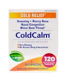 Boiron ColdCalm Tablets for Relief of Common Cold Symptoms Such as Sneezing, Runny Nose, Sore Throat, and Nasal Congestion - Non-Drowsy - 120 Count (2 Pack of 60) 60 Count (Pack of 2) - Buy Online on GoSupps.com