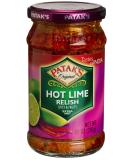 Patak's Extra Hot Lime Relish - 10oz Pack of 6 | Premium Indian Condiment - Buy Online on GoSupps.com