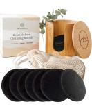 Eira's Reusable Makeup Remover Pads | With Washable Laundry Bag | Zero Waste Facial Round | Soft Reusable Face Pad | Large Bamboo Cotton Rounds for Toner | Bamboo Holder For Storage of Cleansing Wipes - Buy Online on GoSupps.com